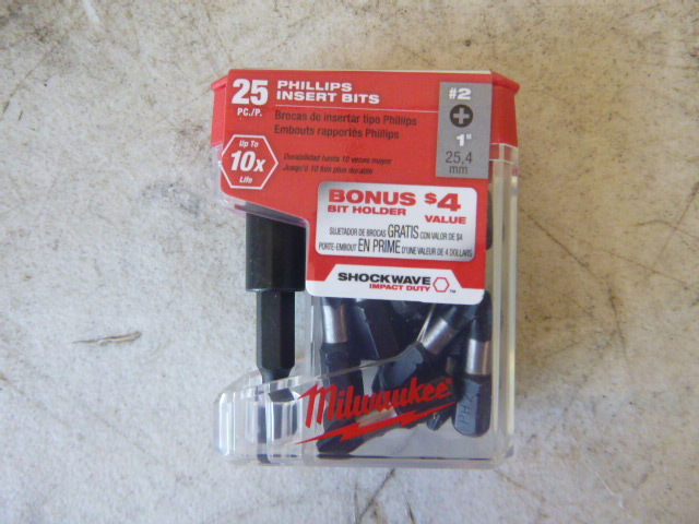 Milwaukee Phillips Insert Bits