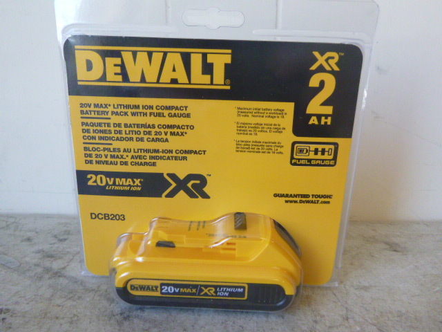 DeWalt Lithium XR Battery Pack with Fuel  Gauge