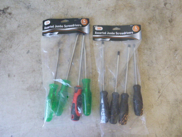 2 Packs of iit Jumbo Screwdrivers