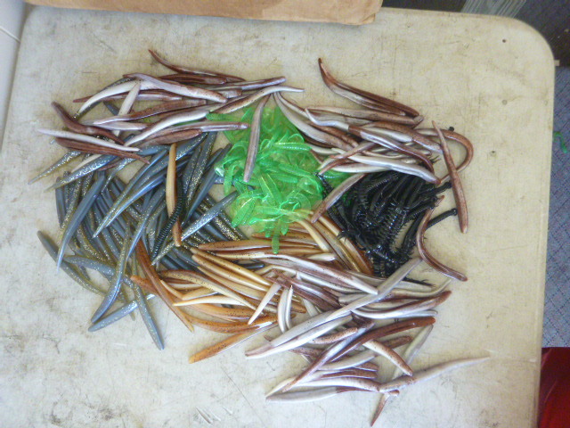 Large Lot of Plastic Bait