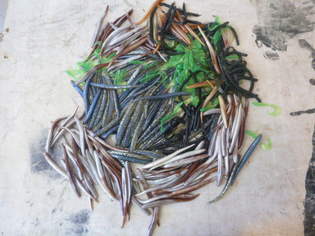Large Lot of Plastic Bait