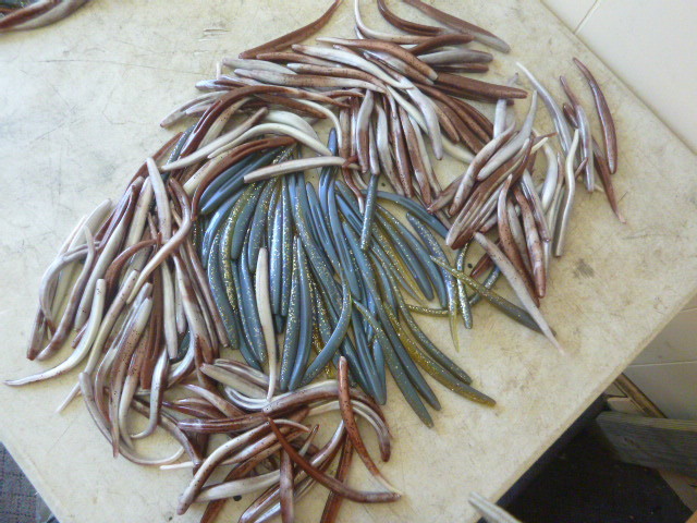 Large Lot of Plastic Bait