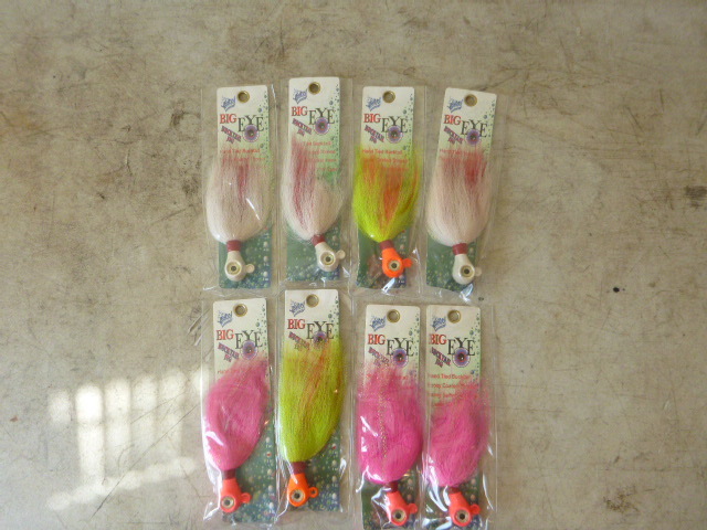 8 Wahoo Big Eye Bucktail Jigs