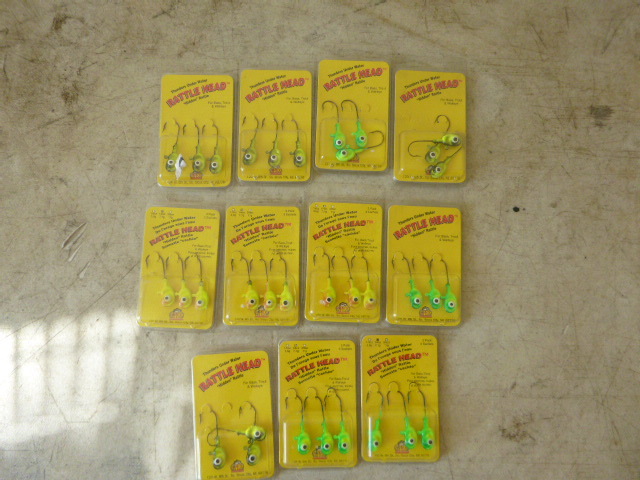 11 Packs of Rattle Jig Heads