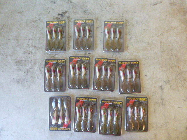11 Packs of Matzuo Goby Minnows