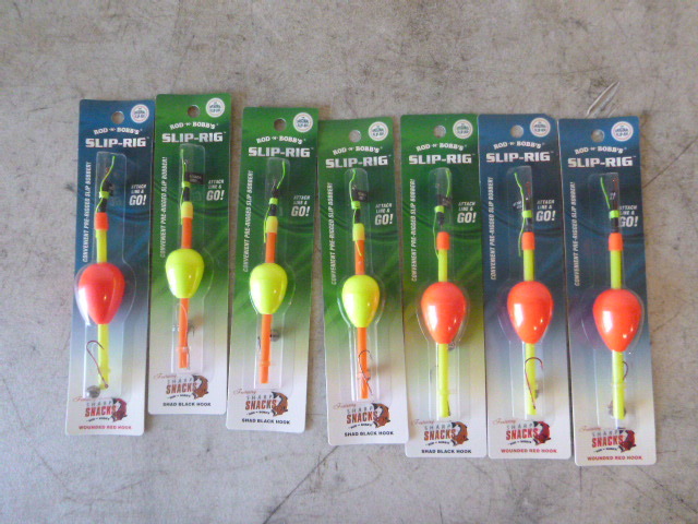 7 Rod-N-Bobbs Pre-Rigged Slip-Rig Bobbers.