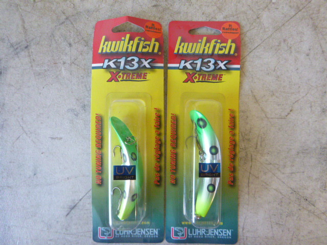 2 Luhr-Jenson Kwikfish K12X X-Treme Lure Rattles
