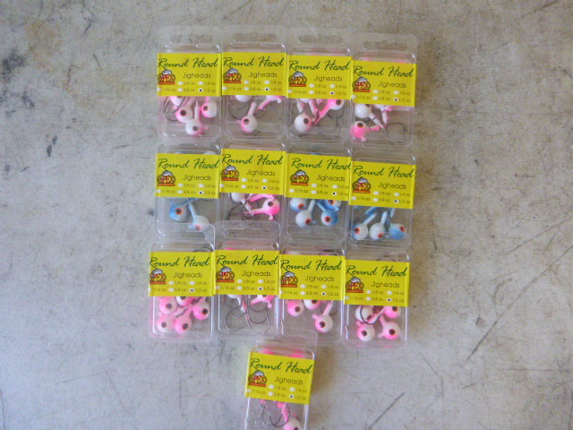13 Packs of Apex Round Jig Heads