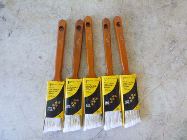 5 Five Star Paint Brushes