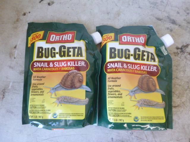 2 Bags of Ortho Bug-Geta Snail & Slugs Killer