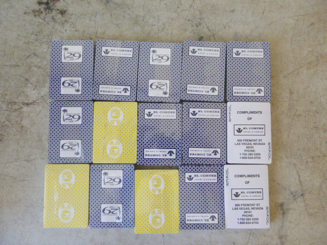15 Decks of Playing Cards