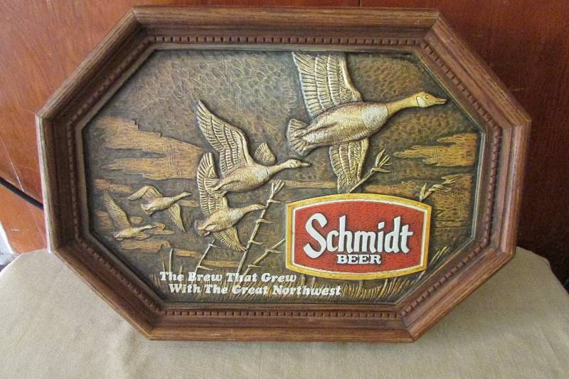 Vintage Schmidt Beer Sign