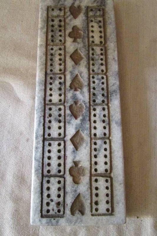 Granite Cribbage Board