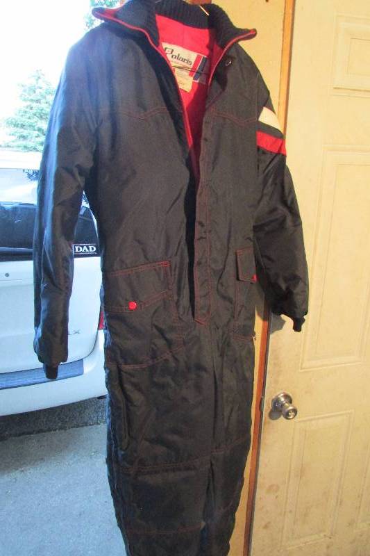 Vintage Polaris Snowmobile SuitBoots
