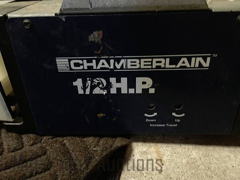 lot 7 image: Chamberlain 12 HP garage door opener