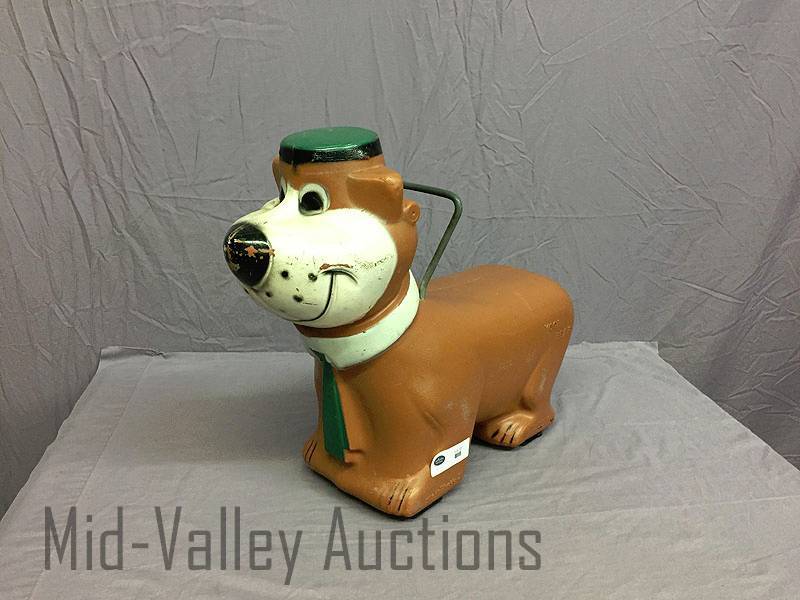 lot 32 image: 1960 Buddy L Yogi Bear ride on toy
