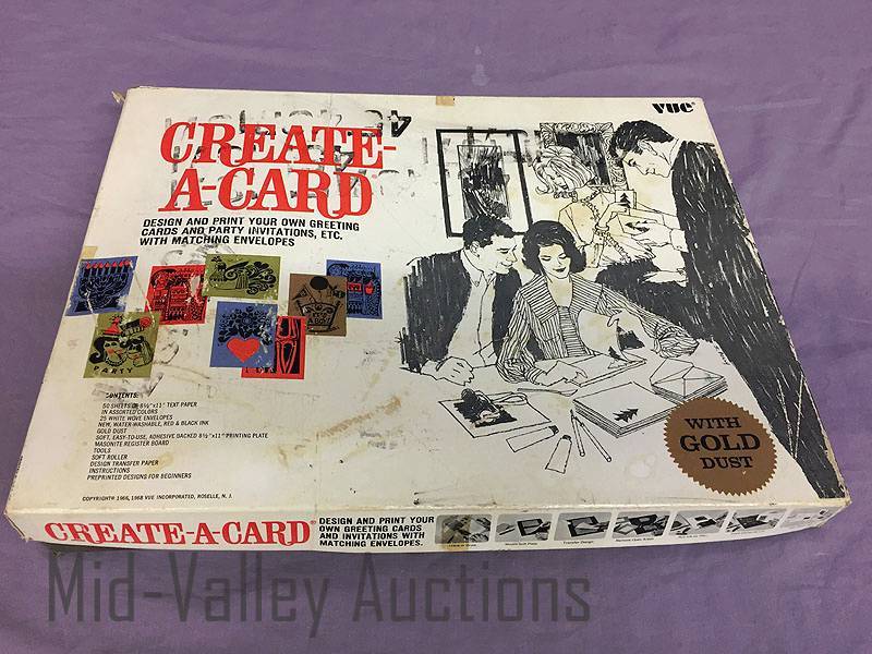 lot 34 image: Vintage Create-A-Card by Vue
