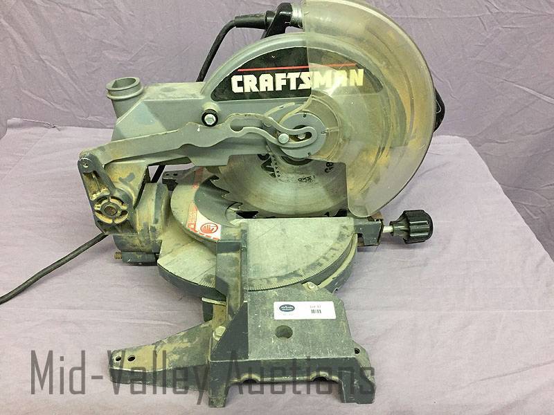 lot 37 image: Craftsman Miter Saw