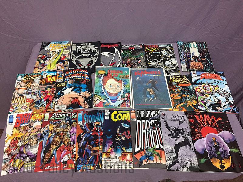 lot 61 image: Comic books