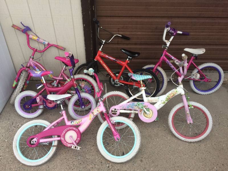Assorted Kids Bicycles