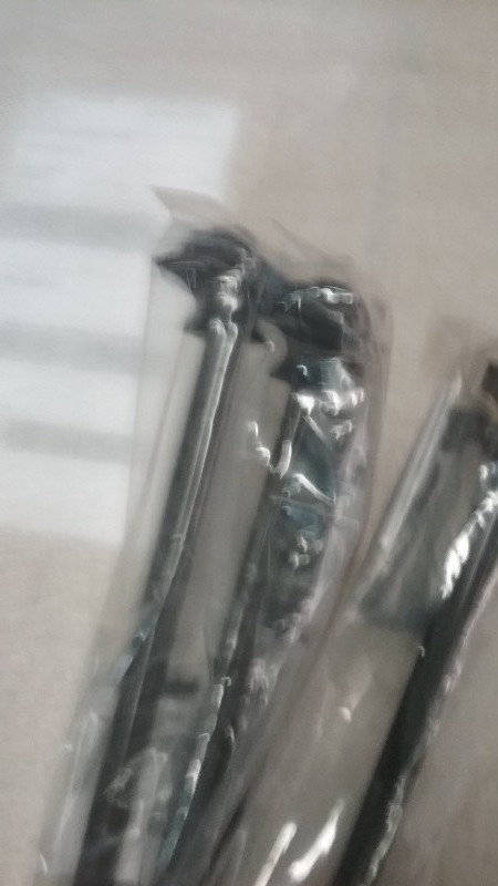 Black Curtain Rods, X3