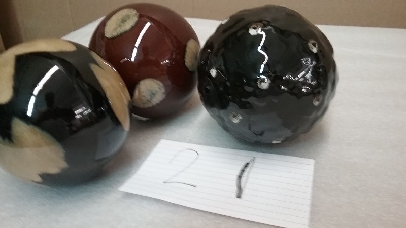 3 Piece Decorative Orb Balls