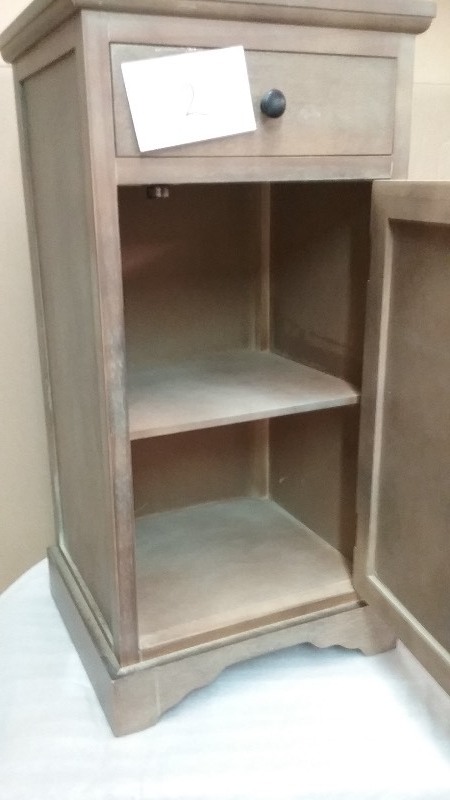 White Wash End Table