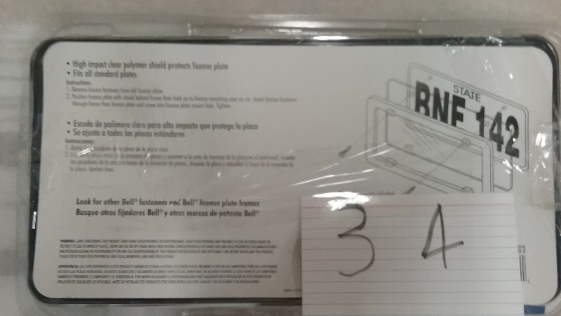 2 unit License Plate Covers