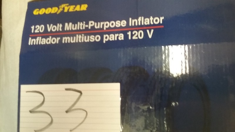 Goodyear 120 Volt Multi Purpose Inflator