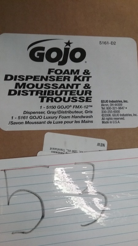 GoJo Foam and Dispenser Kit