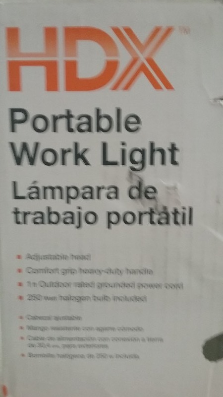 HDX Portable Work Light