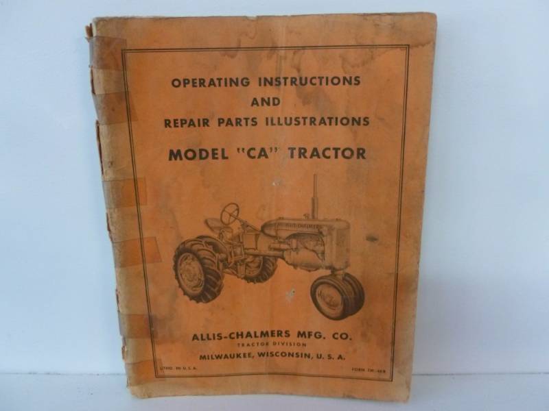 lot 69 image: Vintage Manual