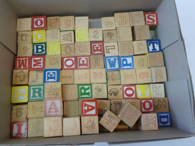 lot 134 image: Wooden Blocks