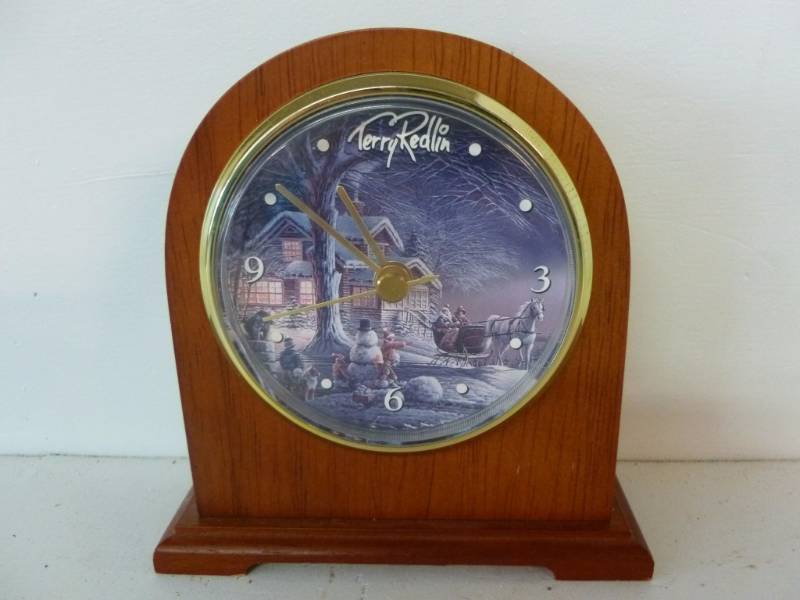 lot 141 image: Terry Redlin Clock
