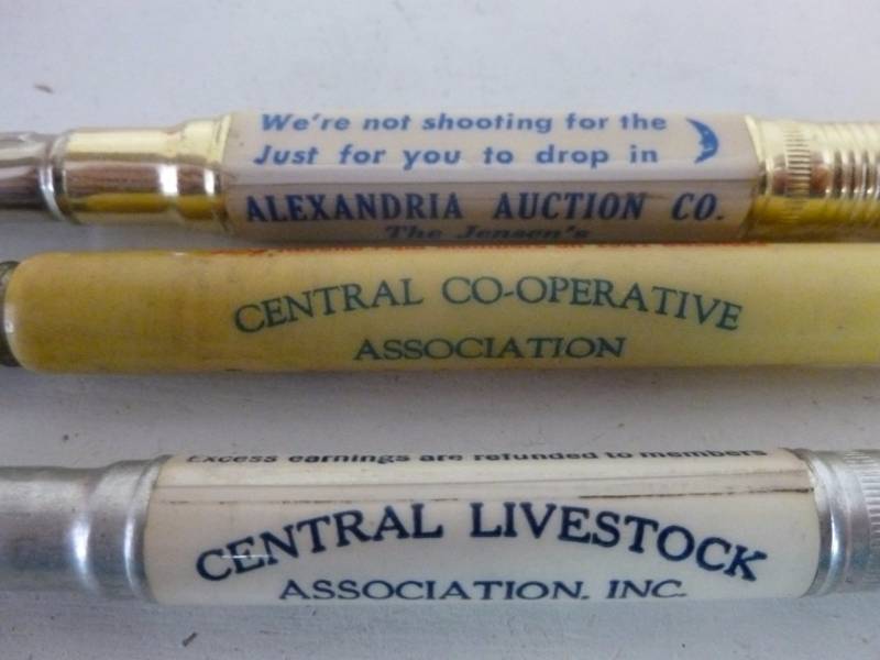 lot 198 image: Vintage Bullet Pencils