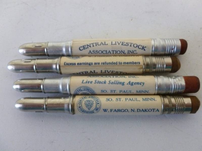 lot 199 image: Vintage Bullet Pencils