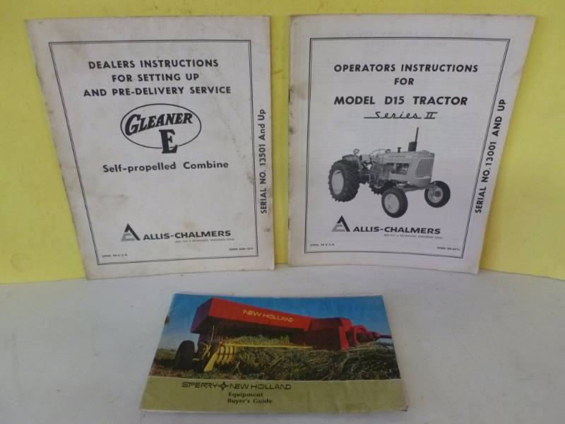 lot 202 image: Vintage Manuals