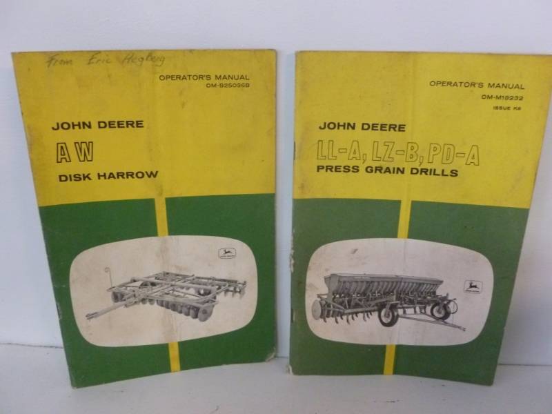 lot 239 image: John Deere Manuals