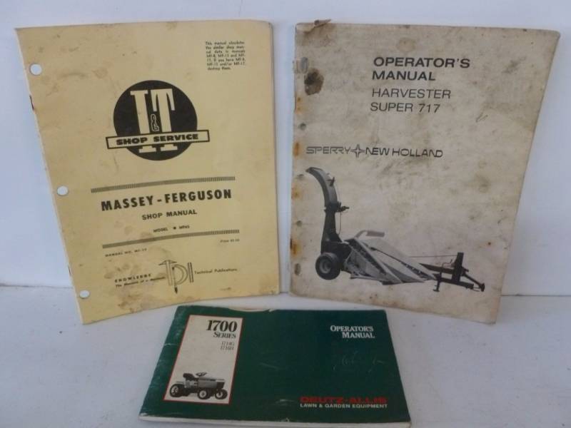 lot 288 image: Vintage Manuals