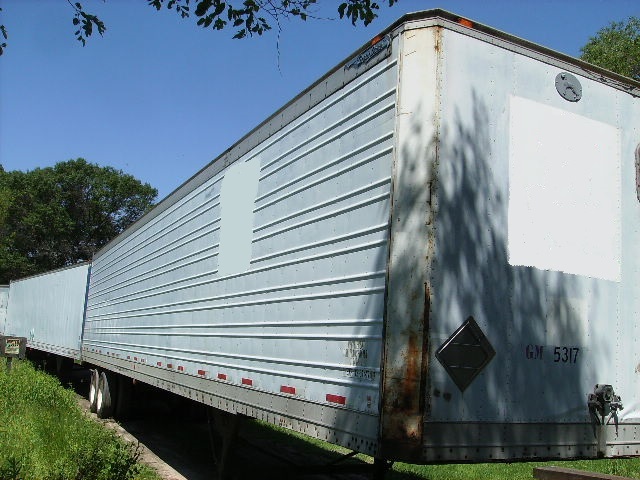 lot 1 image: 1987 Great Dane 53 Dry Van Trailer