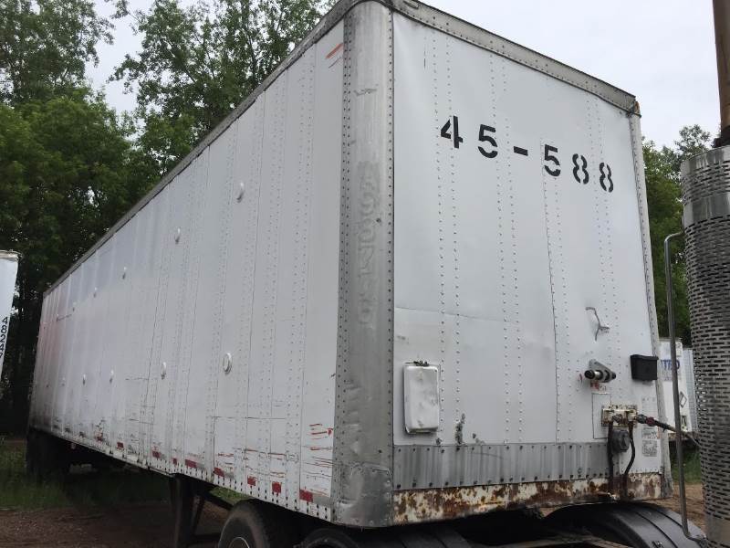 lot 8 image: 1992 Wabash 45 Dry Van Trailer