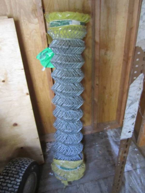 New roll of chain link fence...