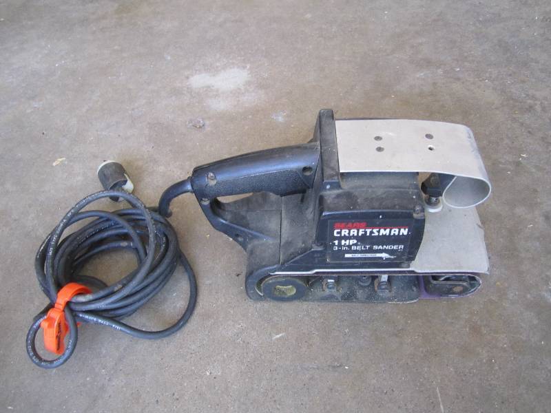 Craftsman 3 inch belt sander...