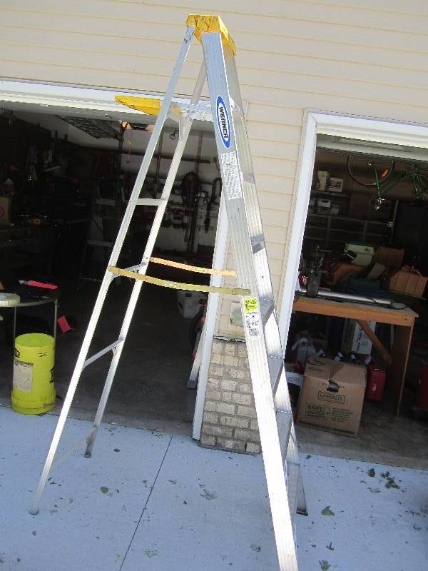 Werner 8 folding step ladder...