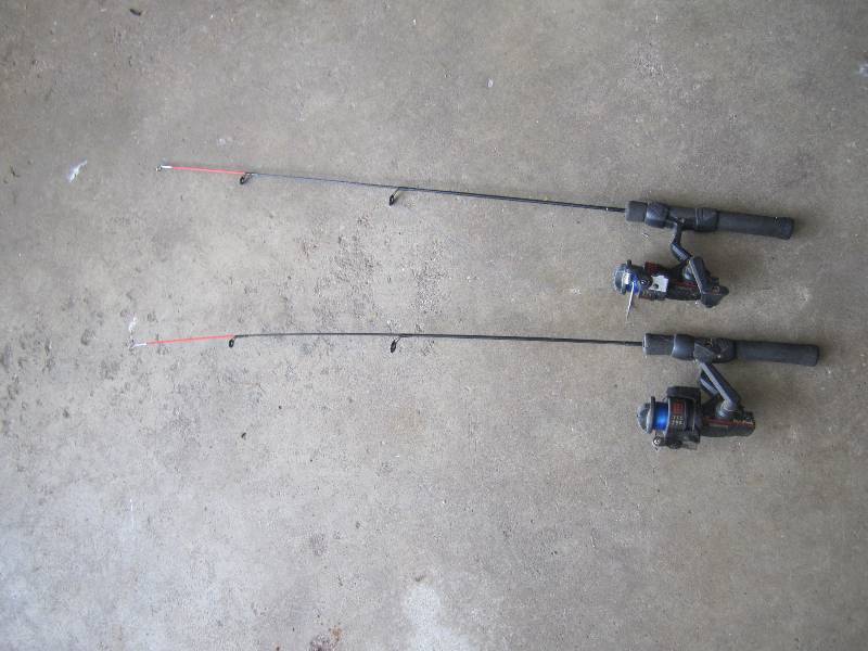 2 Condor ice fishing reels...