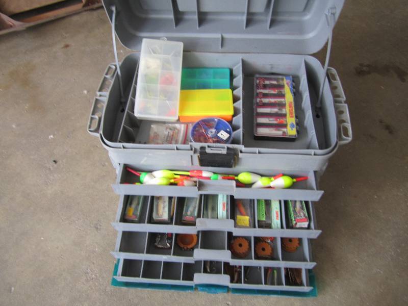 Guide Series tackle box filled with...