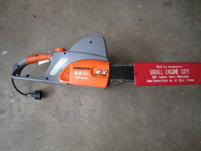 Remington 16 electric chainsaw...