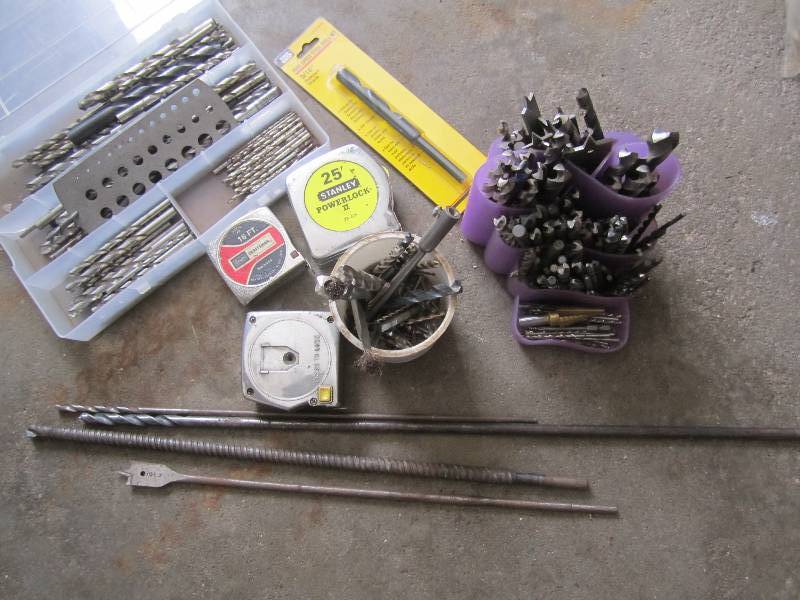 Large lot of drill bits...