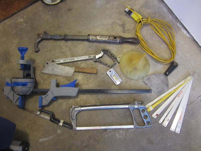 Lot of assorted hand tools...