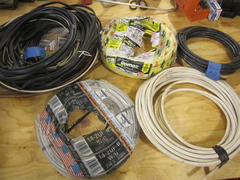 Big value lot of electrical wire...